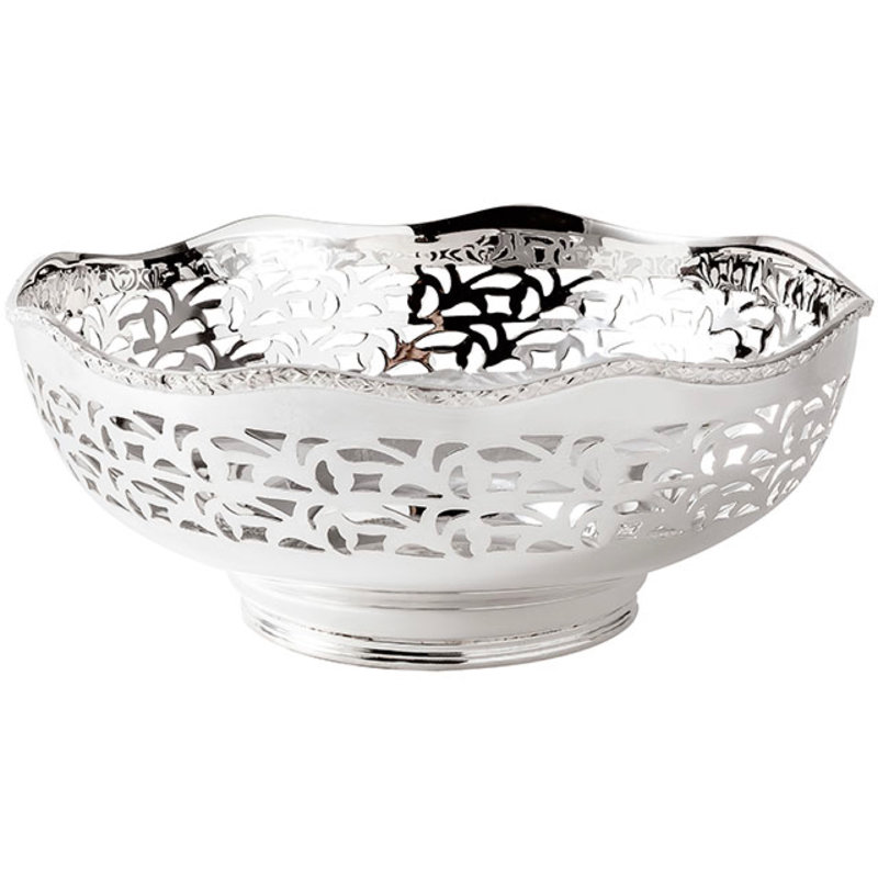 House of Hampton® Bonny Metal Decorative Bowl in Silver